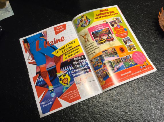 Page publicité pour l'Uzine à Coulommiers dans journal Le Pays Briard