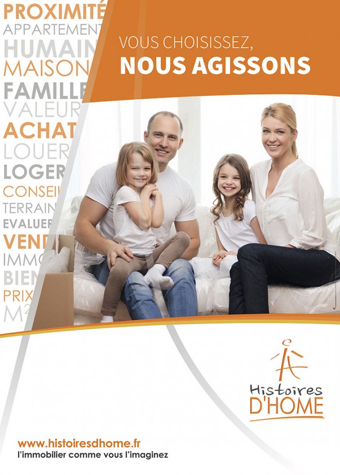 Histoire d'Home Flyer recto famille