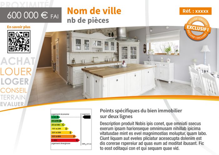 Histoire D'Home fiche vitrine vente ou location