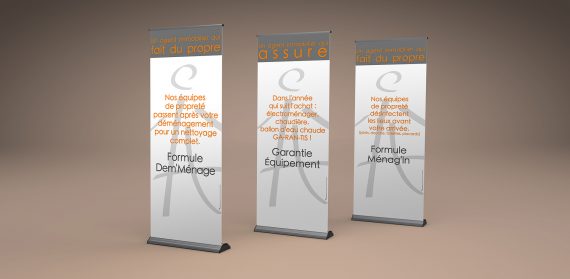 Histoire d'Home mise en situation de 3 X-Banner