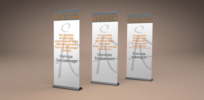 Histoire d'Home mise en situation de 3 X-Banner