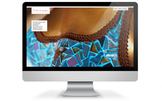 Page accueil du site internet iletaitunemosaique.com